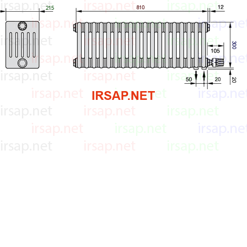 Радиатор IRSAP Tesi 60300/18 T26 CL 01